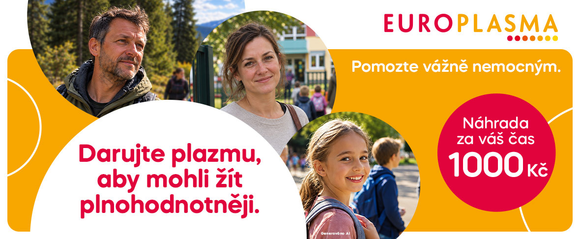 Dárcovství plazmy zachraňuje vážné nemocné