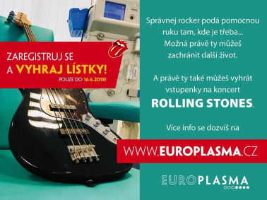 10 + 2 VIP vstupenky na Rolling Stones