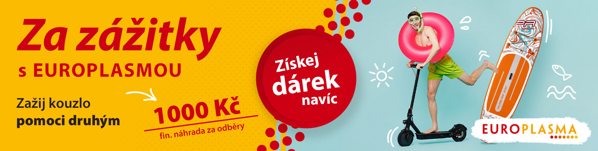 Za zážitky s EUROPLASMOU